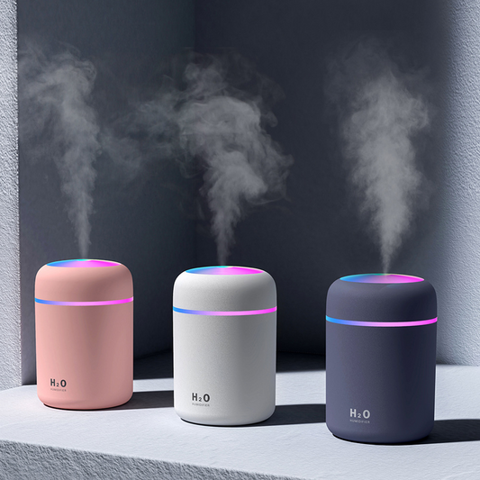 Mini Ultrasonic Air Humidifier & Essential Oil Diffuser